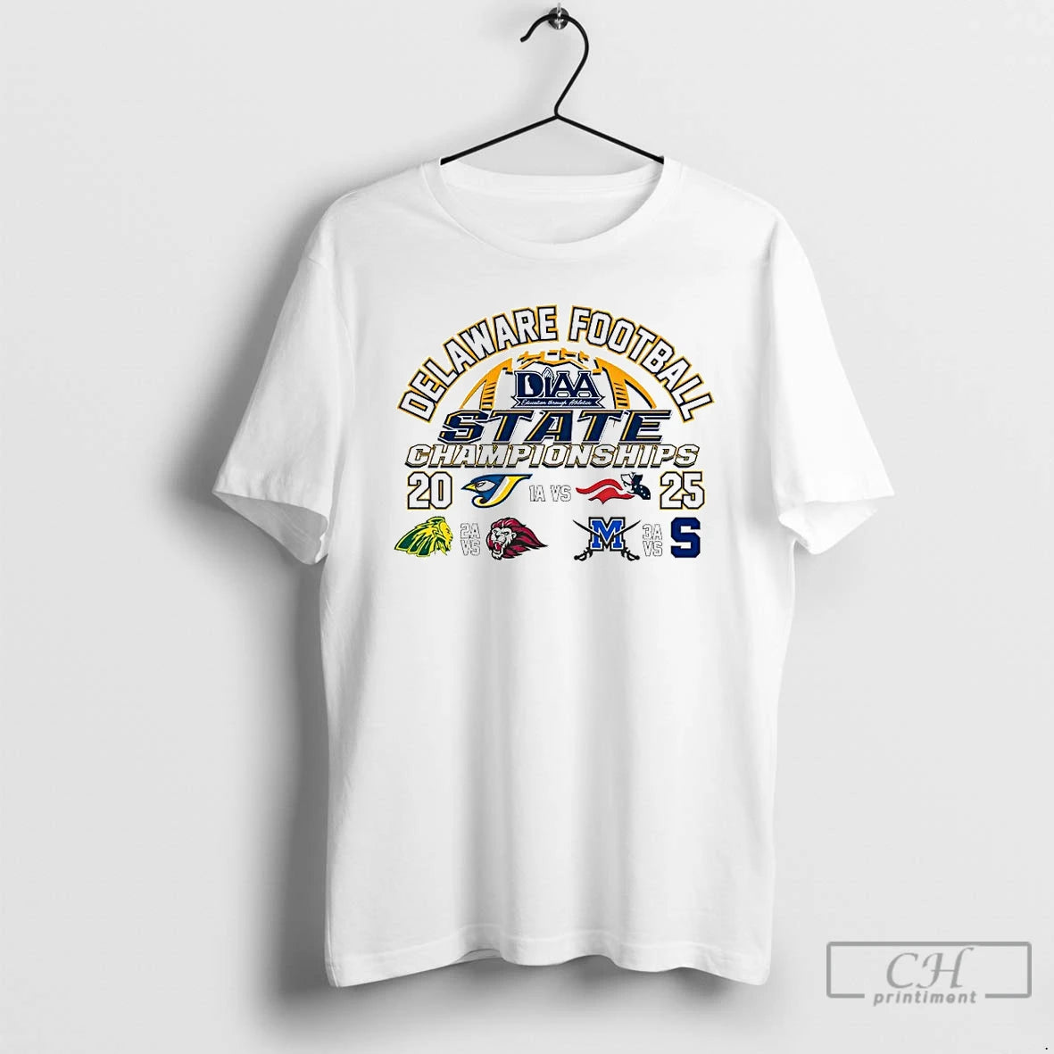 Premium 2025 Diaa State Football Championships Logo Ornaments T-Shirts, Hoodie, Sweatshirt | DripVista.com