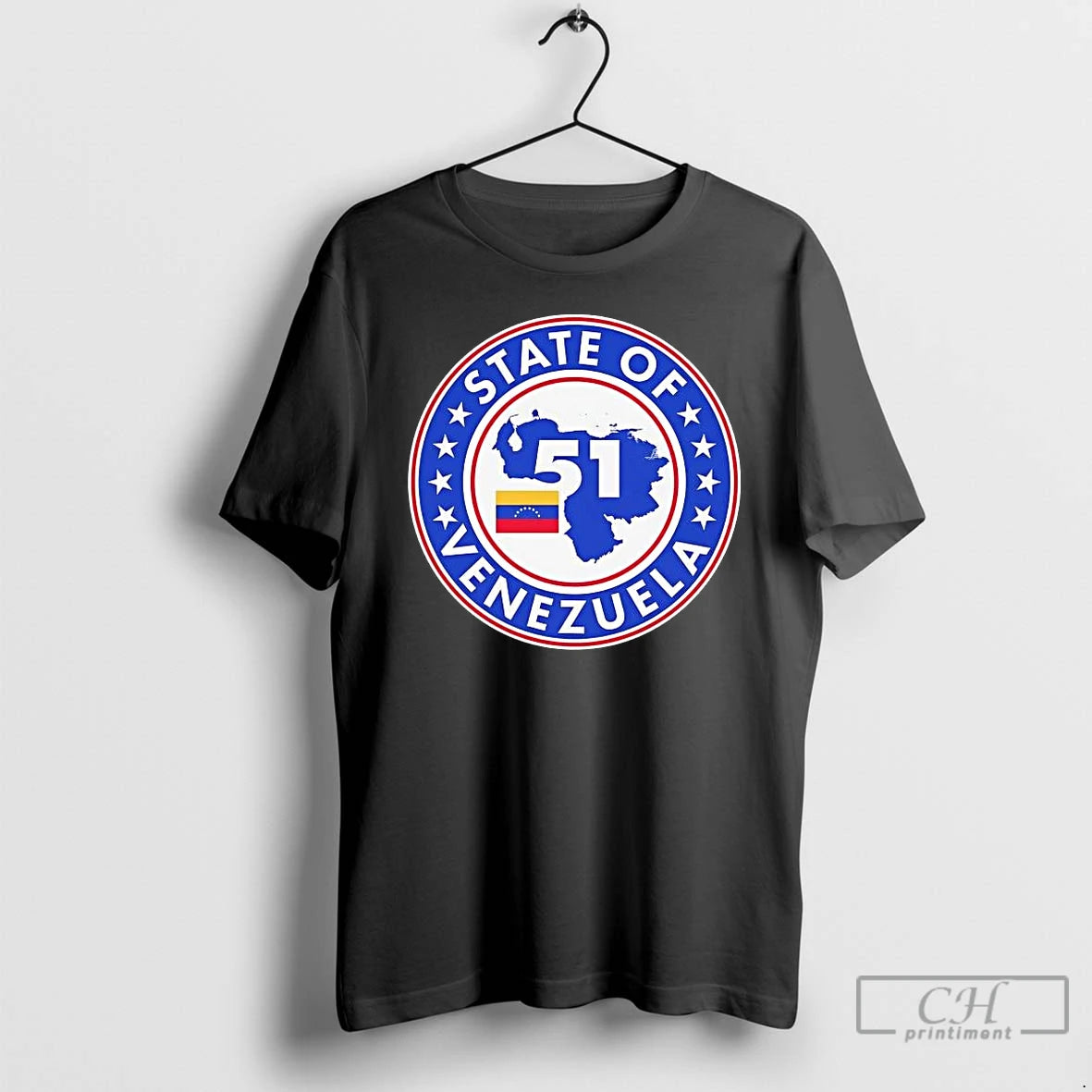 Premium 51 State Of Venezuela 51st Us Map T-Shirts, Hoodie, Sweatshirt | DripVista.com