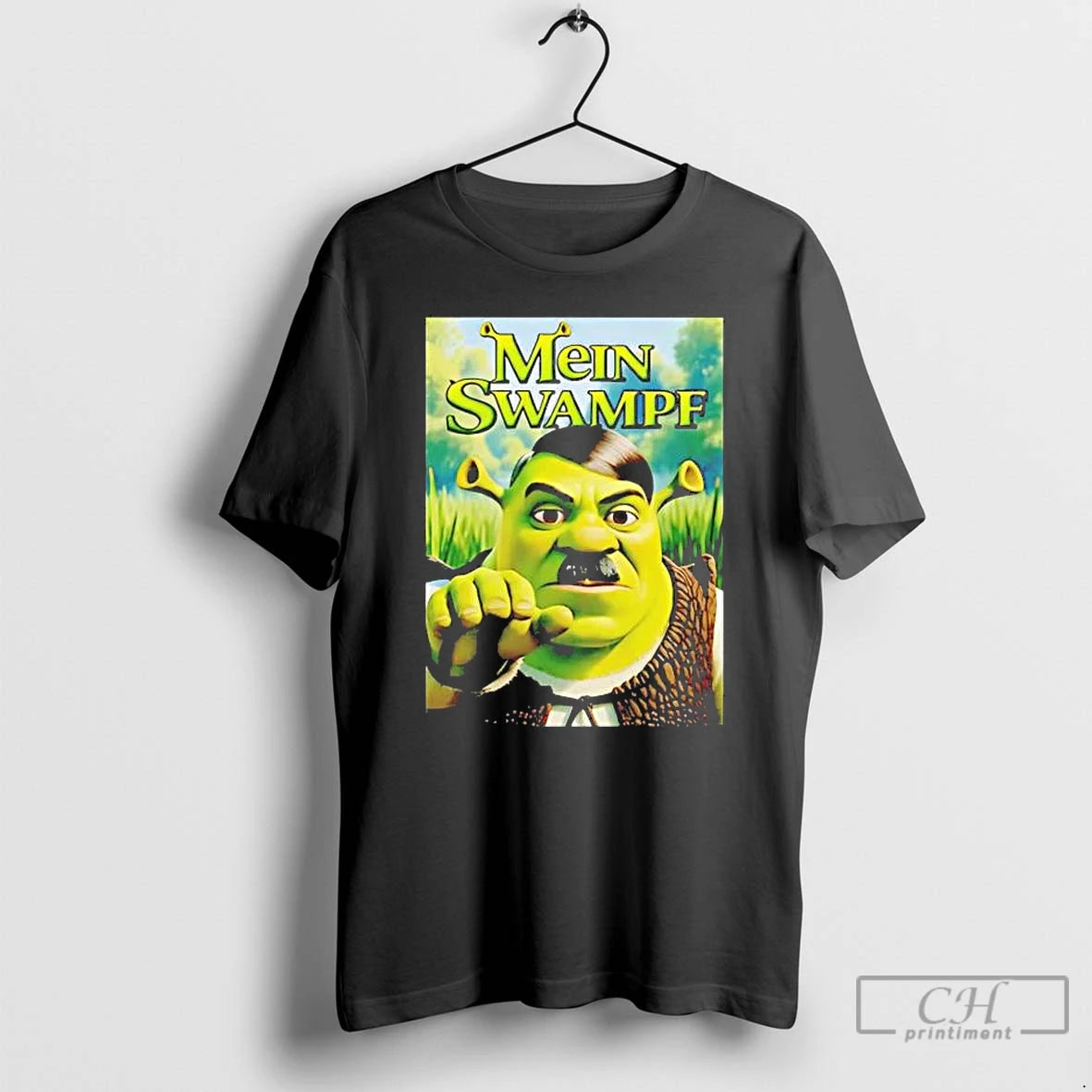 Premium Adolf Hitler Shrek Mein Swampf T-Shirts, Hoodie, Sweatshirt | DripVista.com