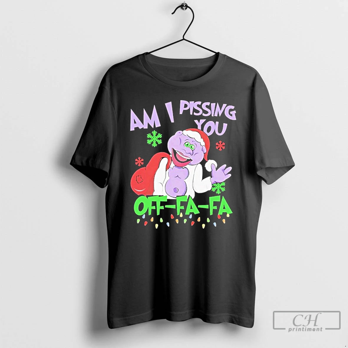 Premium Am I Pissing You Off Fa Fa Light Christmas T-Shirts, Hoodie, Sweatshirt | DripVista.com