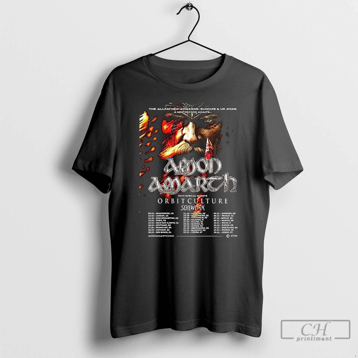 Premium Amon Amarth The Allfather Awakens Europe And Uk 2026 Tour A New Record Awaits T-Shirts, Hoodie, Sweatshirt