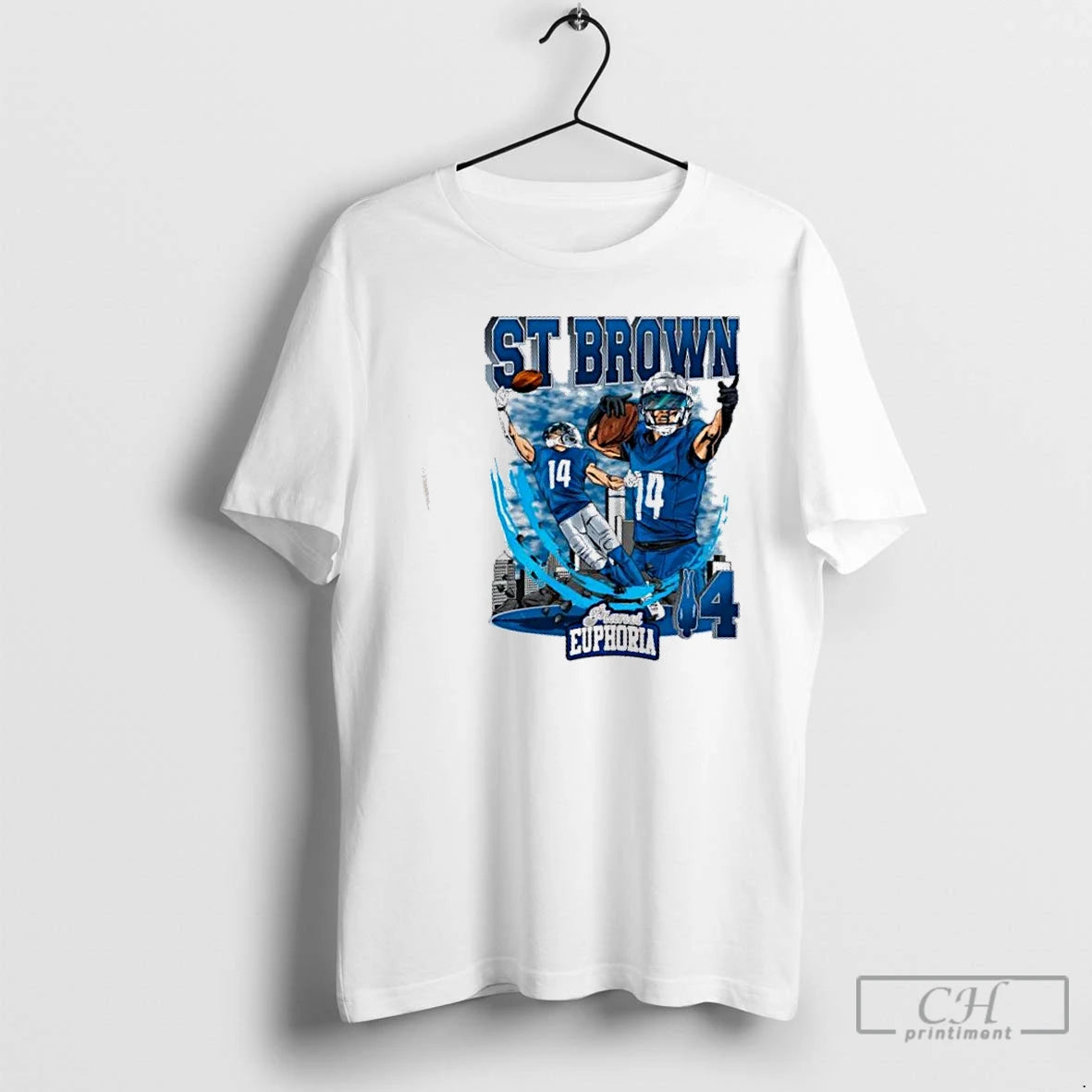 Premium Amon Ra St Brown Detroit Lions Football City Graphic T-Shirts, Hoodie, Sweatshirt | DripVista.com