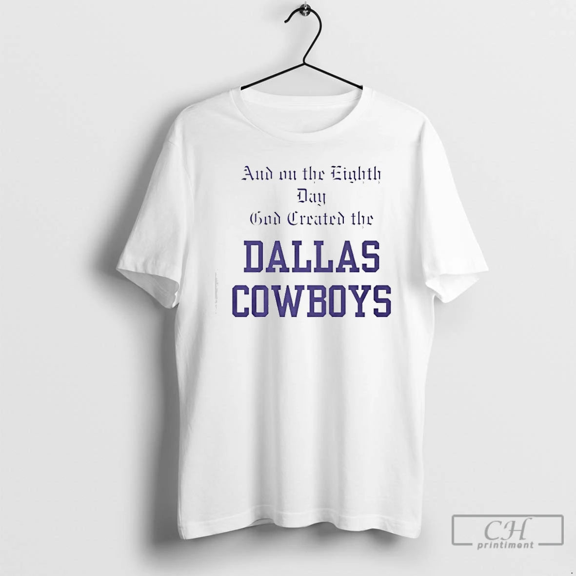 Premium And On The Eighth Day God Created The Cowboys T-Shirts, Hoodie, Sweatshirt | DripVista.com