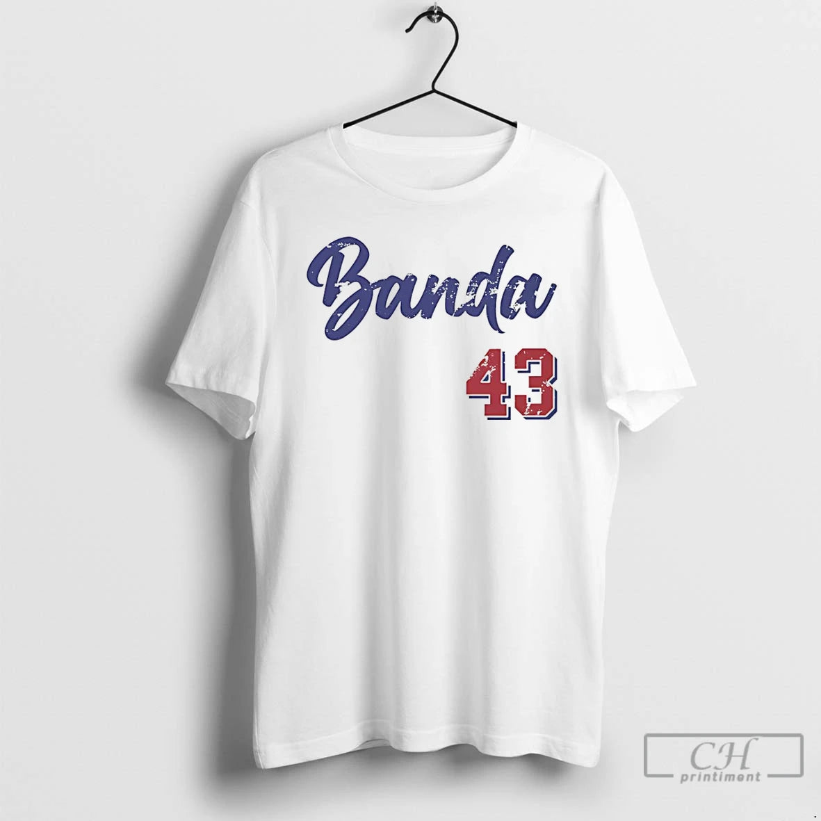 Premium Anthony Banda 43 Los Angeles Dodgers Number And Name Script T-Shirts, Hoodie, Sweatshirt | DripVista.com