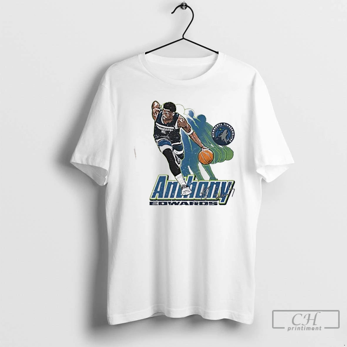Premium Anthony Edwards Minnesota Timberwolves Basketball Retro Signature T-Shirts, Hoodie, Sweatshirt | DripVista.com