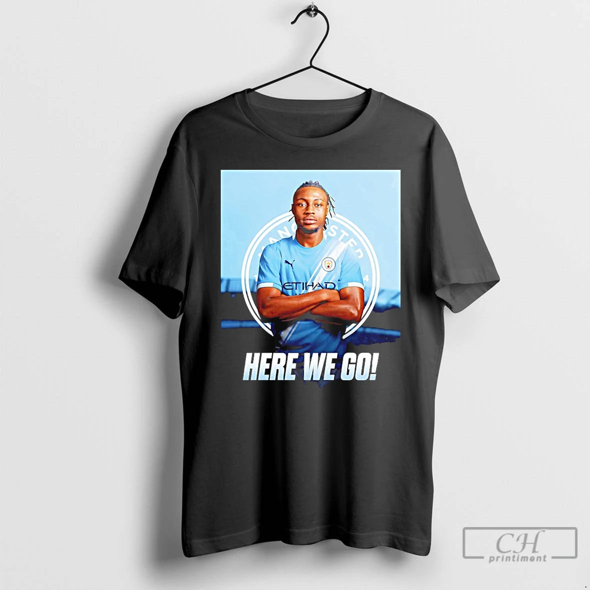 Premium Antoine Semenyo To Manchester City Here We Go T-Shirts, Hoodie, Sweatshirt | DripVista.com