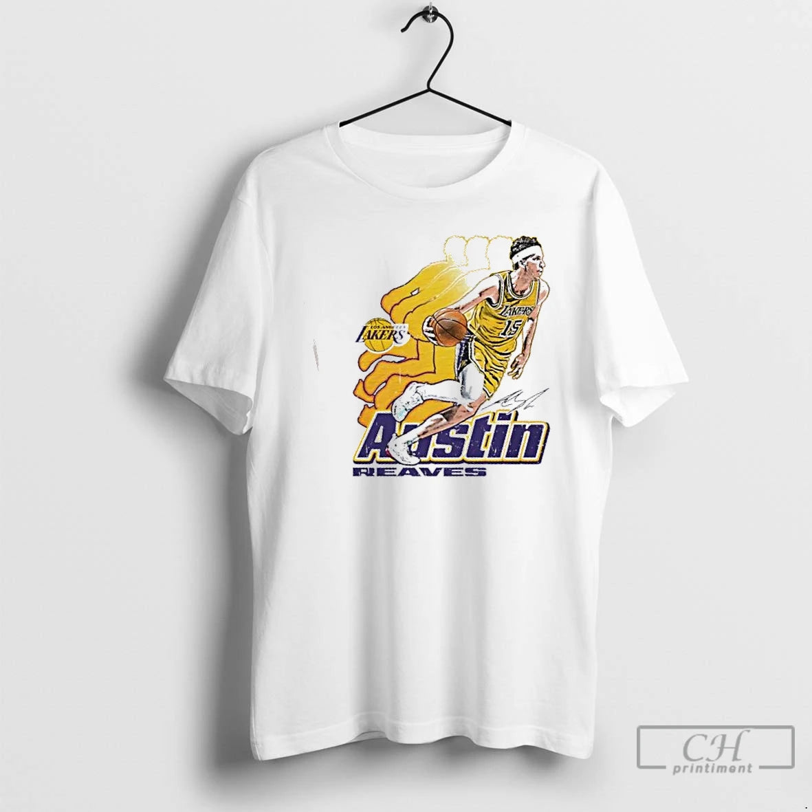 Premium Austin Reaves Los Angeles Lakers Basketball Retro Signature T-Shirts, Hoodie, Sweatshirt | DripVista.com