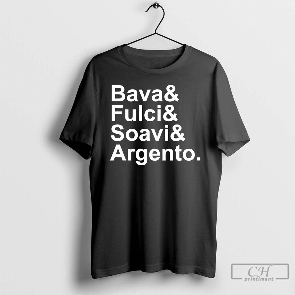 Premium Bava Fulci Soavi Argento T-Shirts, Hoodie, Sweatshirt | DripVista.com