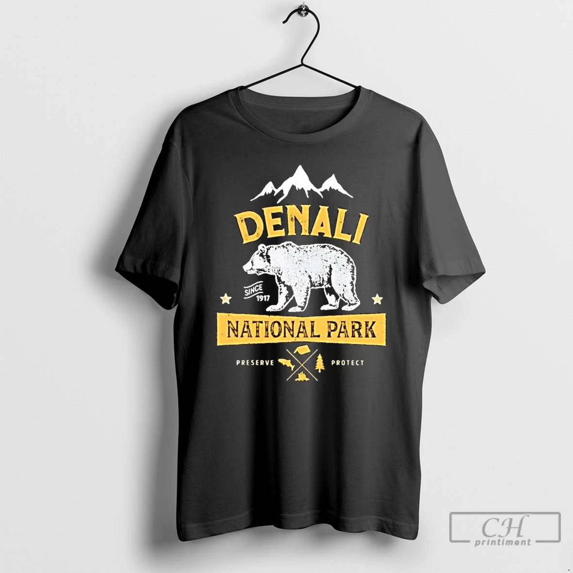 Premium Bear Denali National Park Preserve Protect T-Shirts, Hoodie, Sweatshirt | DripVista.com