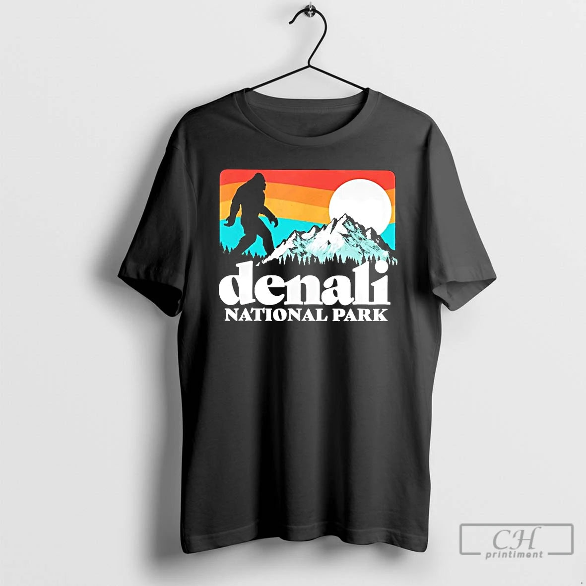Premium Bigfoot Denali National Park Vintage T-Shirts, Hoodie, Sweatshirt | DripVista.com