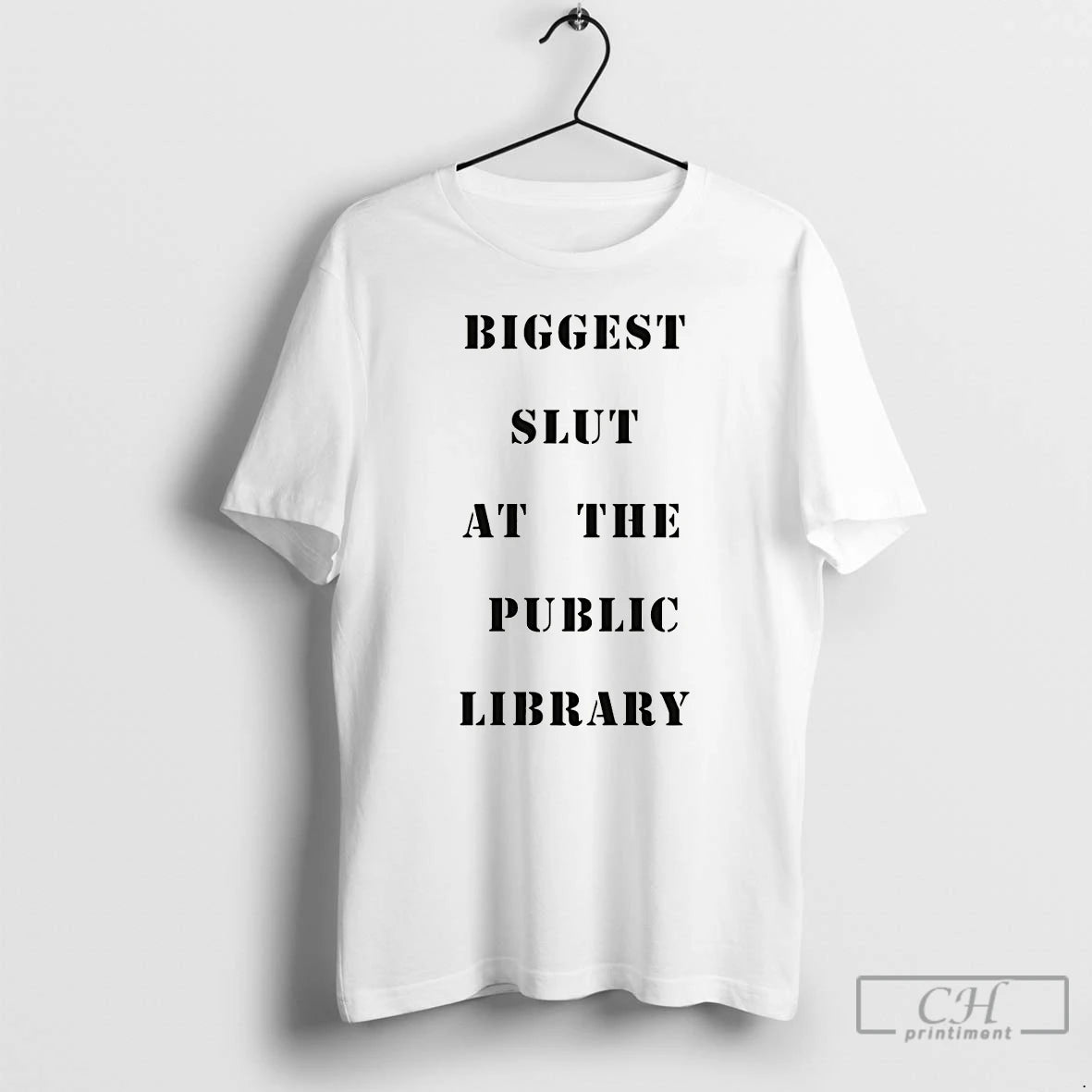 Premium Biggest Slut At The Public Library Funny Meme T-Shirts, Hoodie, Sweatshirt | DripVista.com