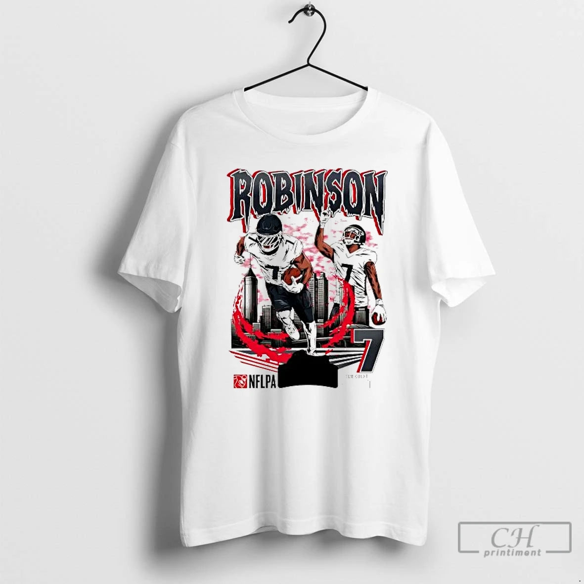 Premium Bijan Robinson Picture Collage Moments City Skyline T-Shirts, Hoodie, Sweatshirt | DripVista.com