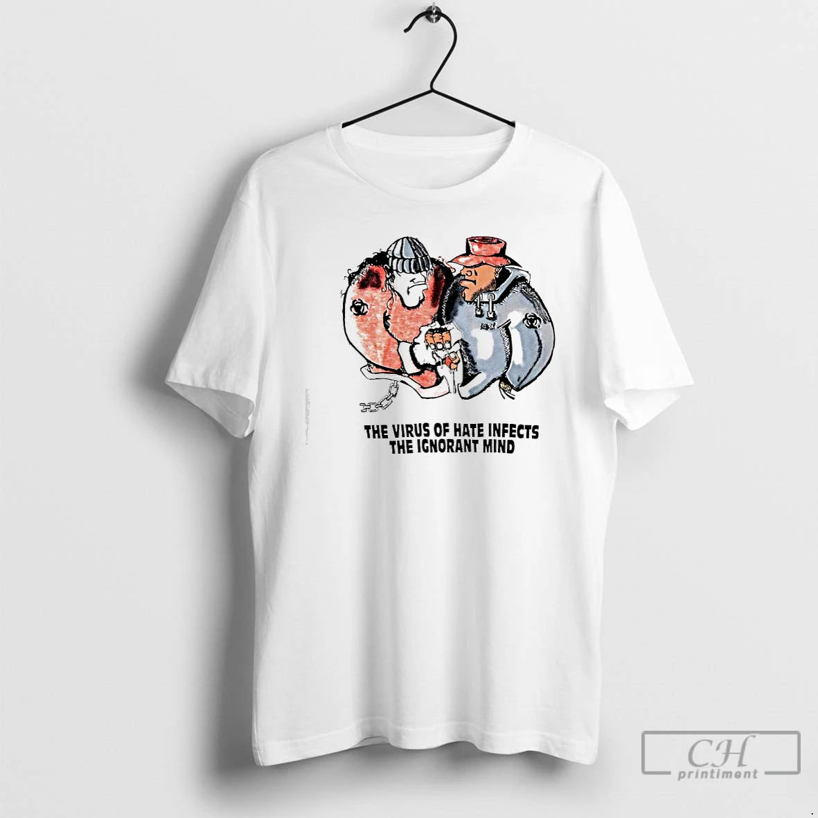 Premium Biohazard The Virus Of Hate Infects The Ignorant Mind T-Shirts, Hoodie, Sweatshirt | DripVista.com