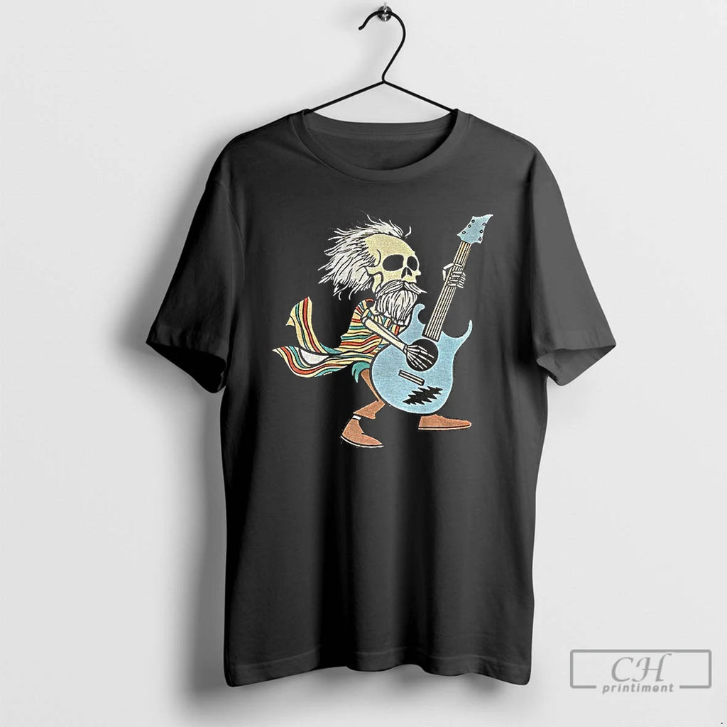 Premium Bob Weir Skeleton Playing Guitar Grateful Dead T-Shirts, Hoodie, Sweatshirt | DripVista.com