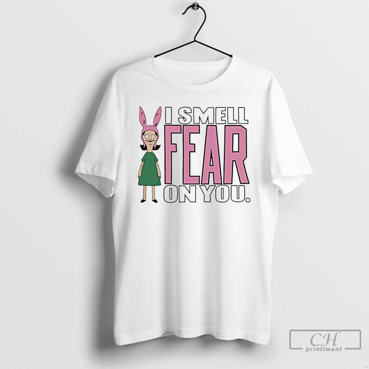 Premium Bobs Burgers Louise I Smell Fear On You T-Shirts, Hoodie, Sweatshirt | DripVista.com