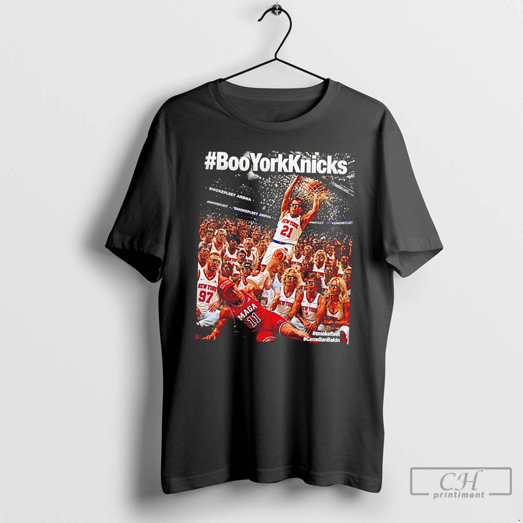 Premium Boo York Knicks Beat Maga Trump Funny Tee