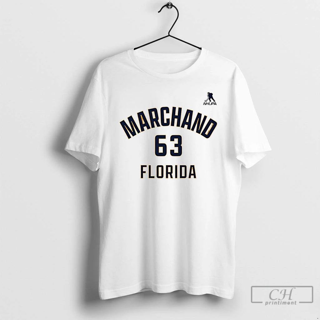 Premium Brad Marchand 63 Florida Panthers Nhl Player Number And Name T-Shirts, Hoodie, Sweatshirt | DripVista.com