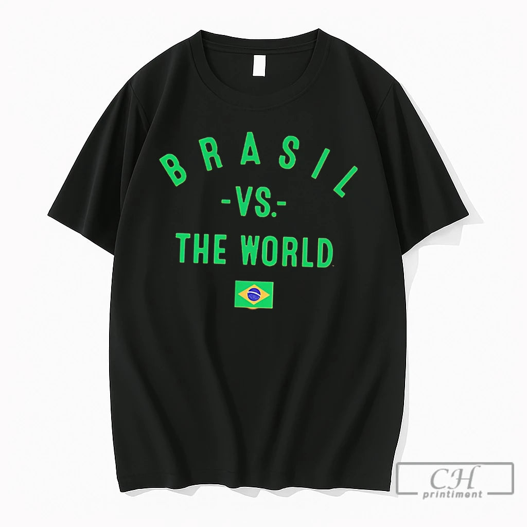 Premium Brasil Vs The World 2026 Flag Tee