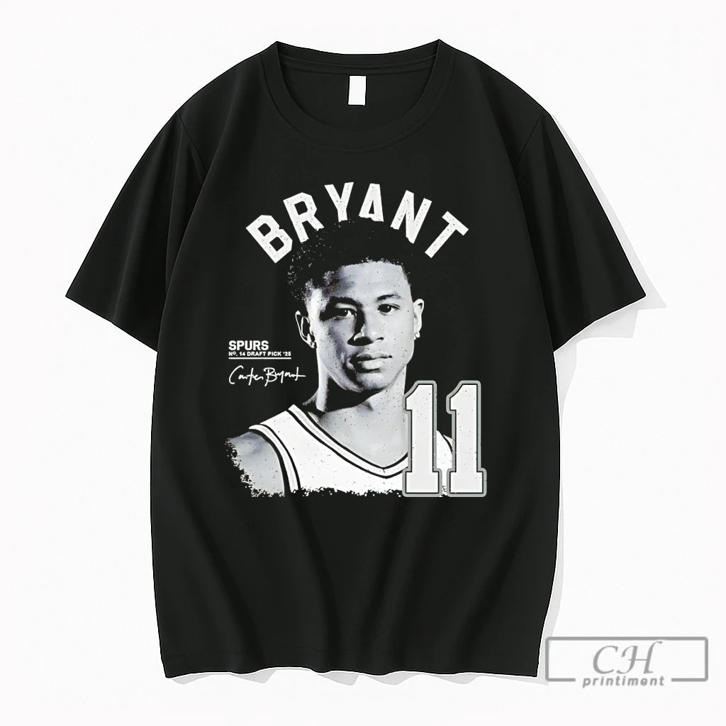 Premium Carter Bryant San Antonio Spurs Basketball Player Spurs 14 Draft Pick 25 T Shirts
