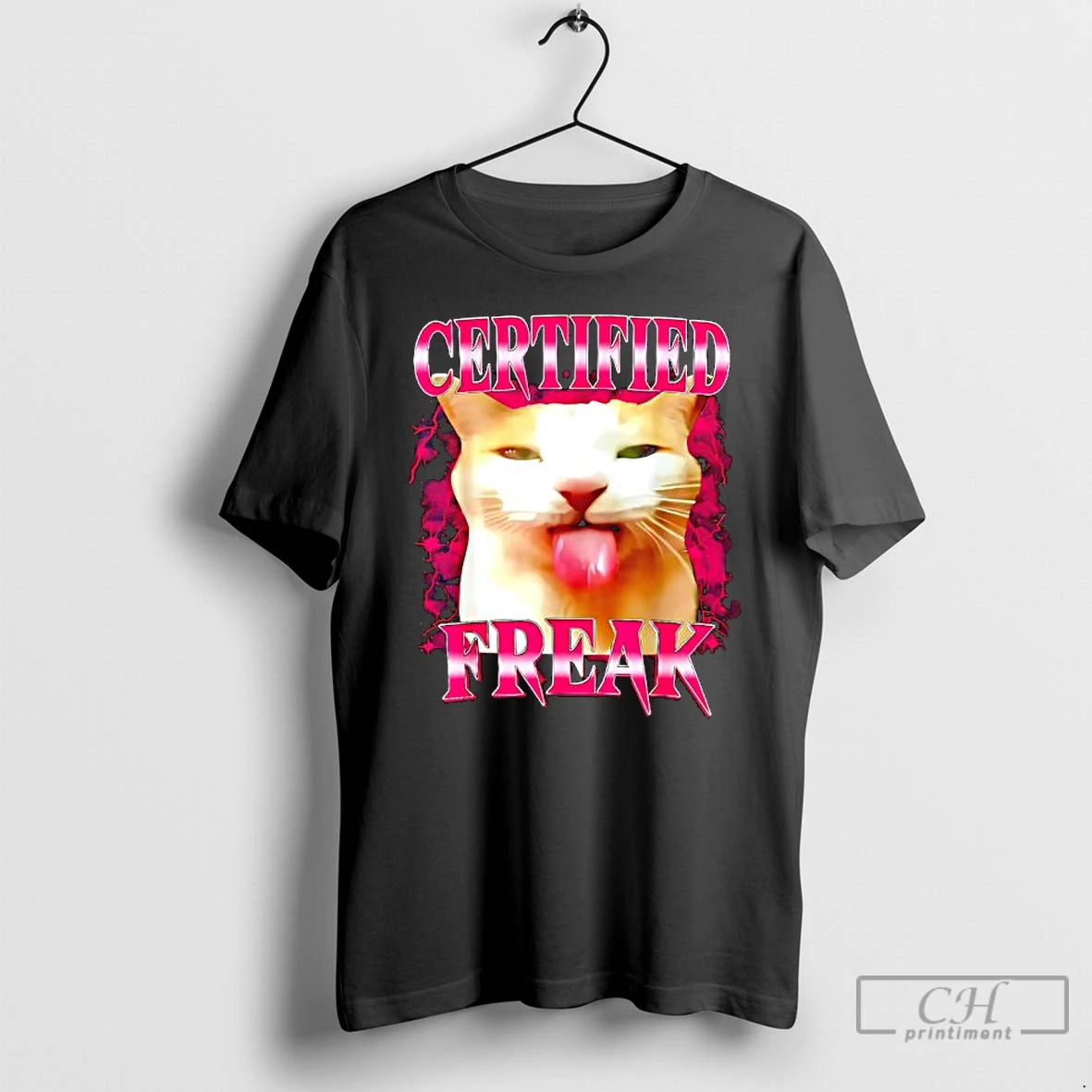 Premium Cat Certified Freak Graphic T-Shirts, Hoodie, Sweatshirt | DripVista.com