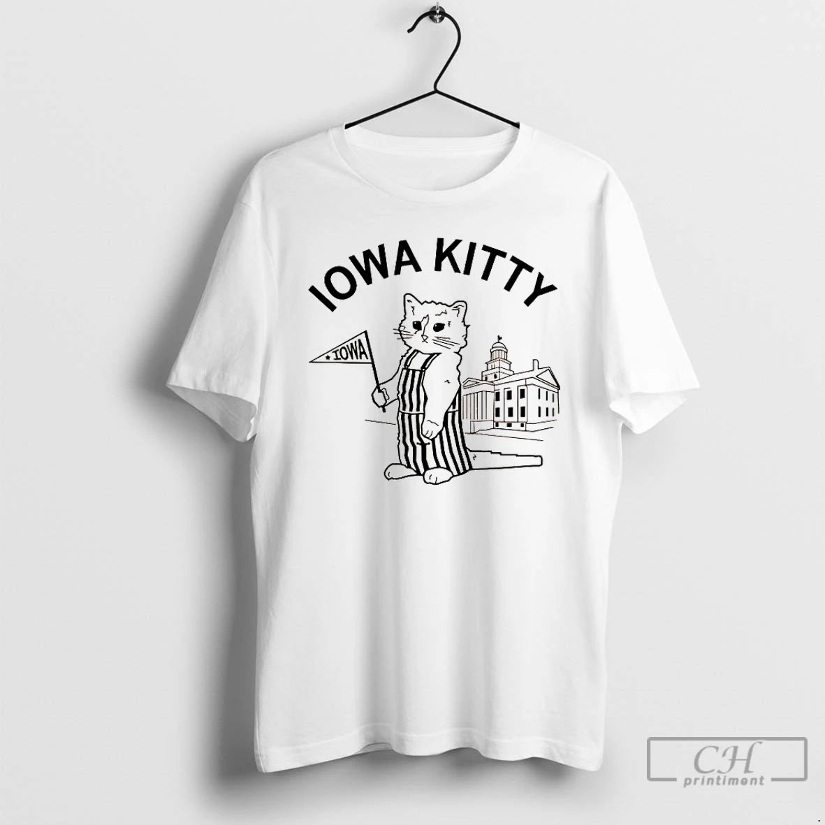 Premium Cat Iowa Kitty Iowa Flag 2026 T-Shirts, Hoodie, Sweatshirt | DripVista.com
