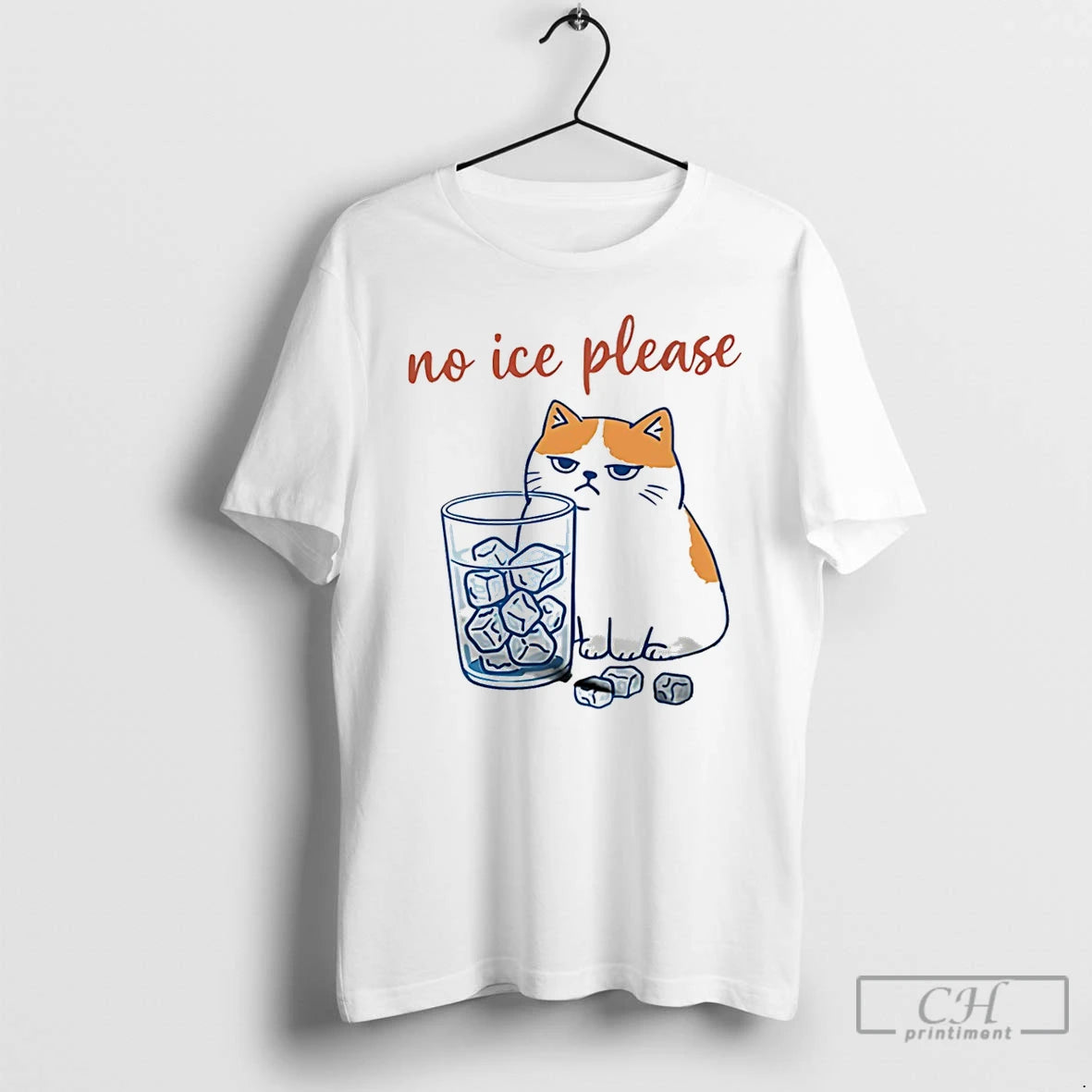 Premium Cat No Ice Please Meme T-Shirts, Hoodie, Sweatshirt | DripVista.com