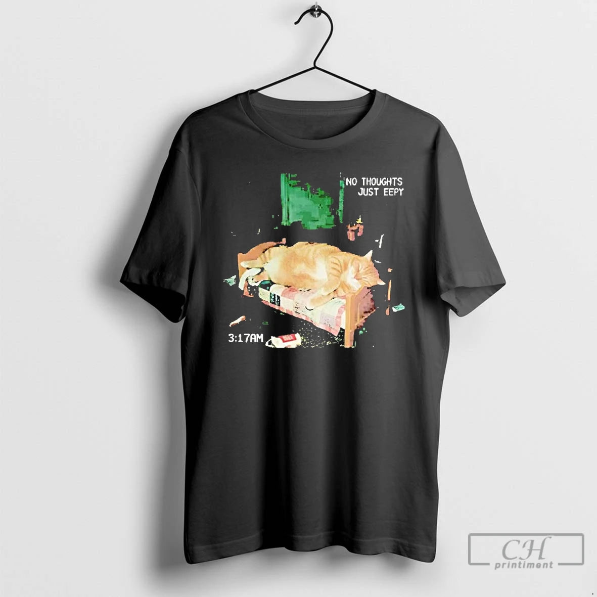 Premium Cat No Thought Just Eepy T-Shirts, Hoodie, Sweatshirt | DripVista.com