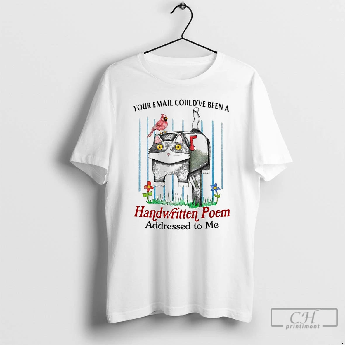 Premium Cat Your Email Couldve Been A Handwritten Poem Addressed To Me Ornaments T Shirts Hoodie, Sweatshirt | DripVista.com
