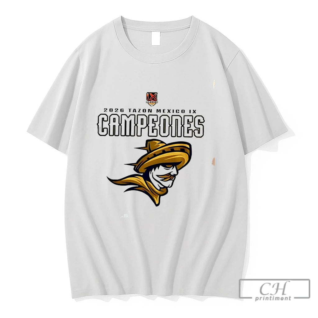 Premium Caudillos De Chihuahua Campeones Del Tazon Mexico Ix 2026 Logo Tee T Shirts Sweater