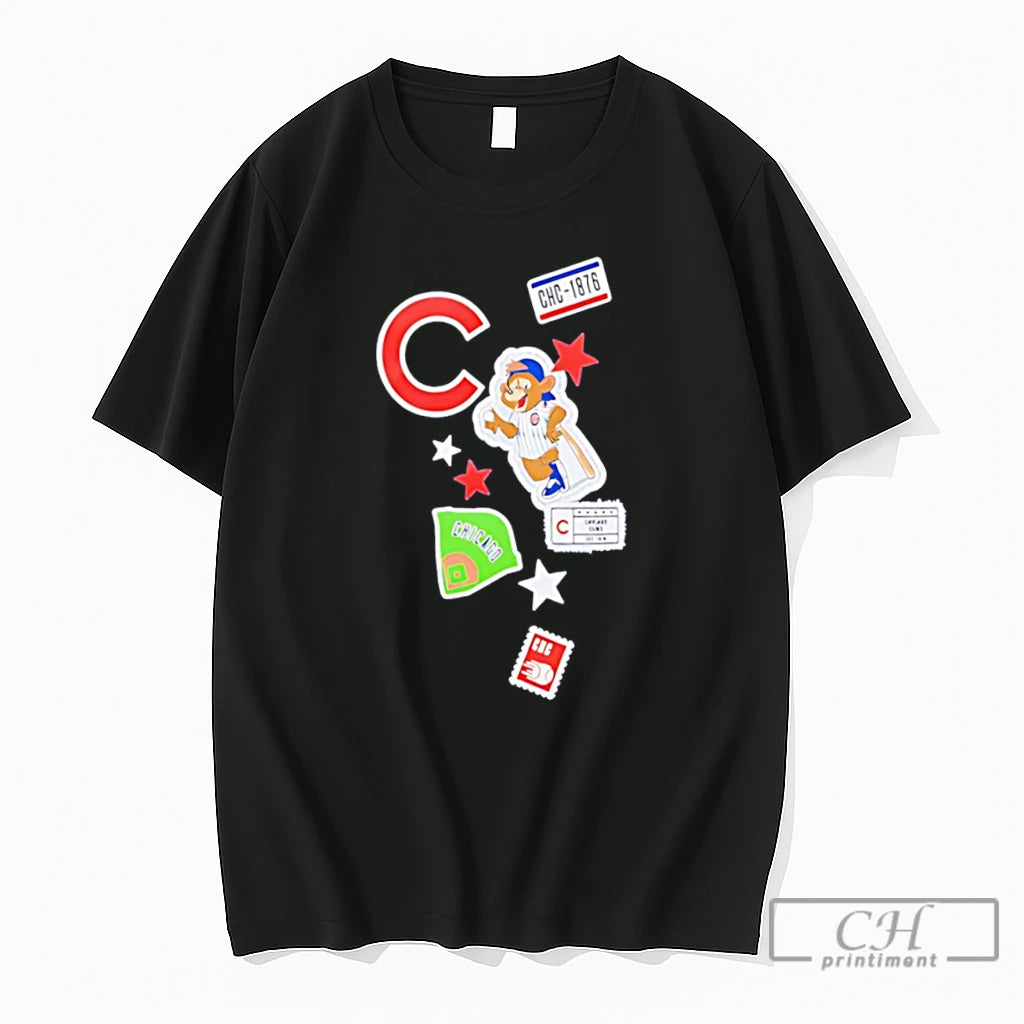 Premium Chicago Cubs City Patch 2026 Logo Tee