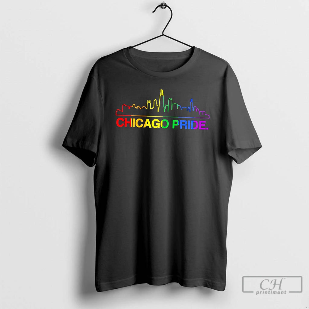 Premium Chicago Pride Skyline 2026 Tee
