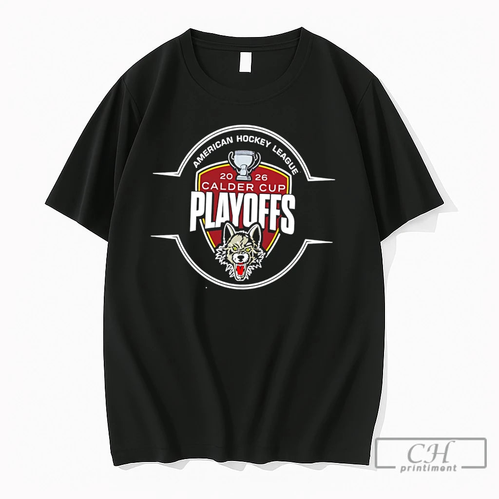 Premium Chicago Wolves 2026 Calder Cup Playoffs Game Tee