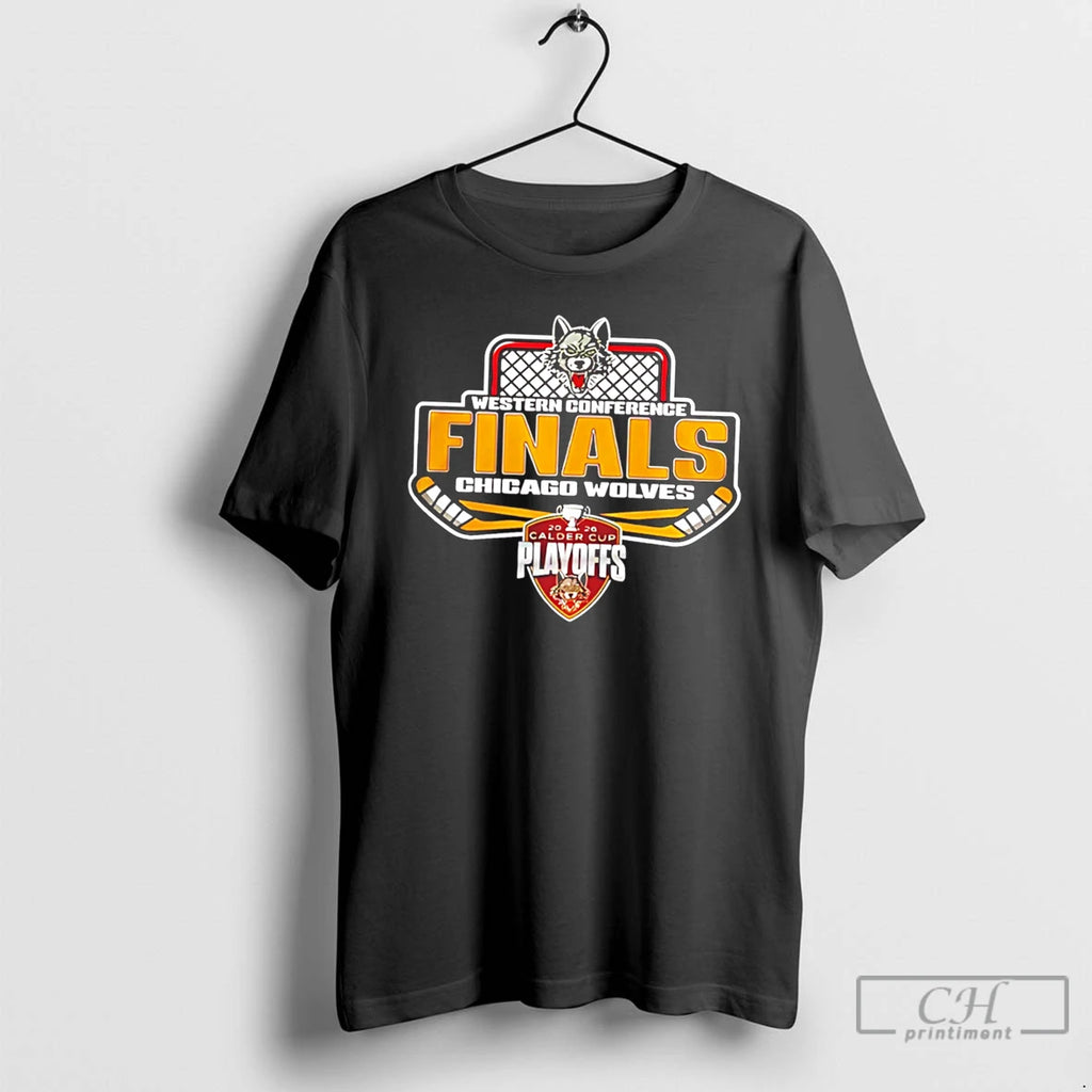 Premium Chicago Wolves 2026 Western Conference Champions Finals Logo Tee