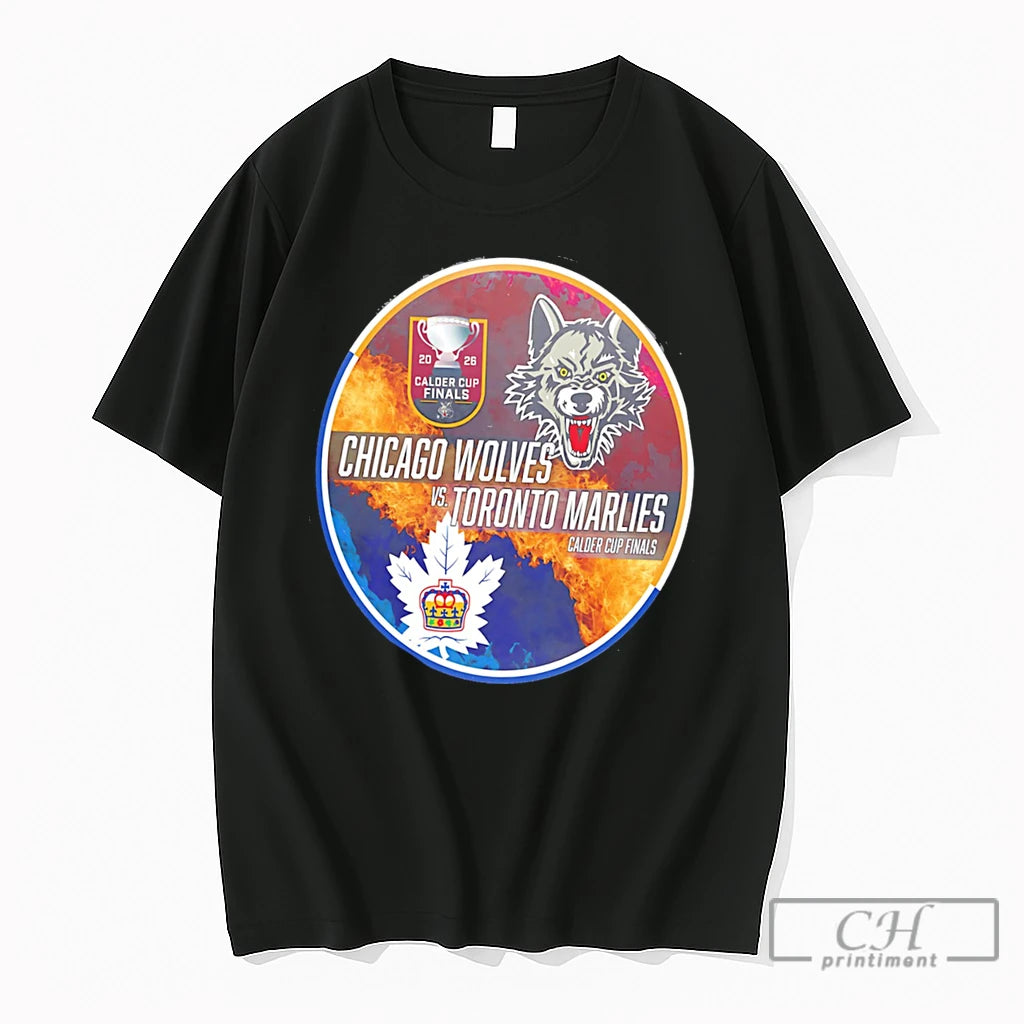 Premium Chicago Wolves Vs Toronto Marlies 2026 Calder Cup Finals Matchup Tee T Shirts Sweater