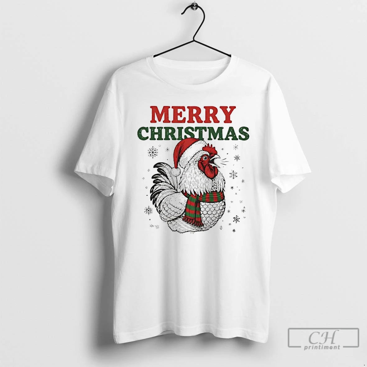Premium Chicken Merry Christmas T-Shirts, Hoodie, Sweatshirt | DripVista.com