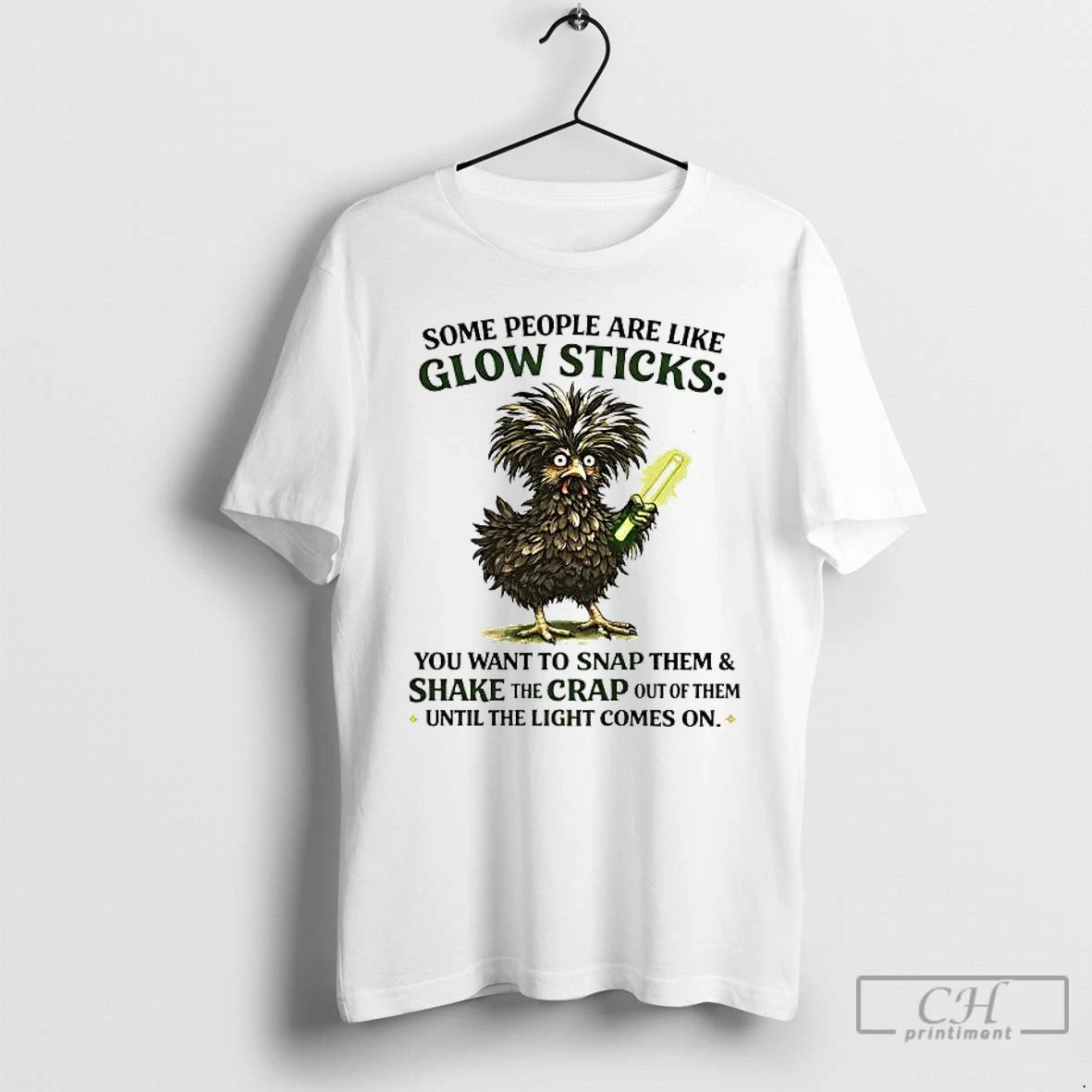 Premium Chicken Some People Are Like Glow Sticks T-Shirts, Hoodie, Sweatshirt | DripVista.com