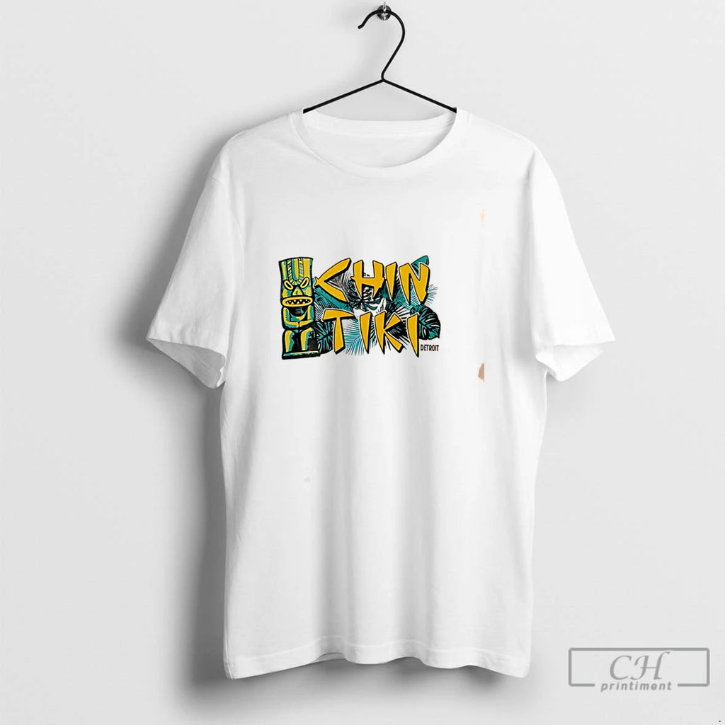 Premium Chin Tiki Detroit Retro Tee