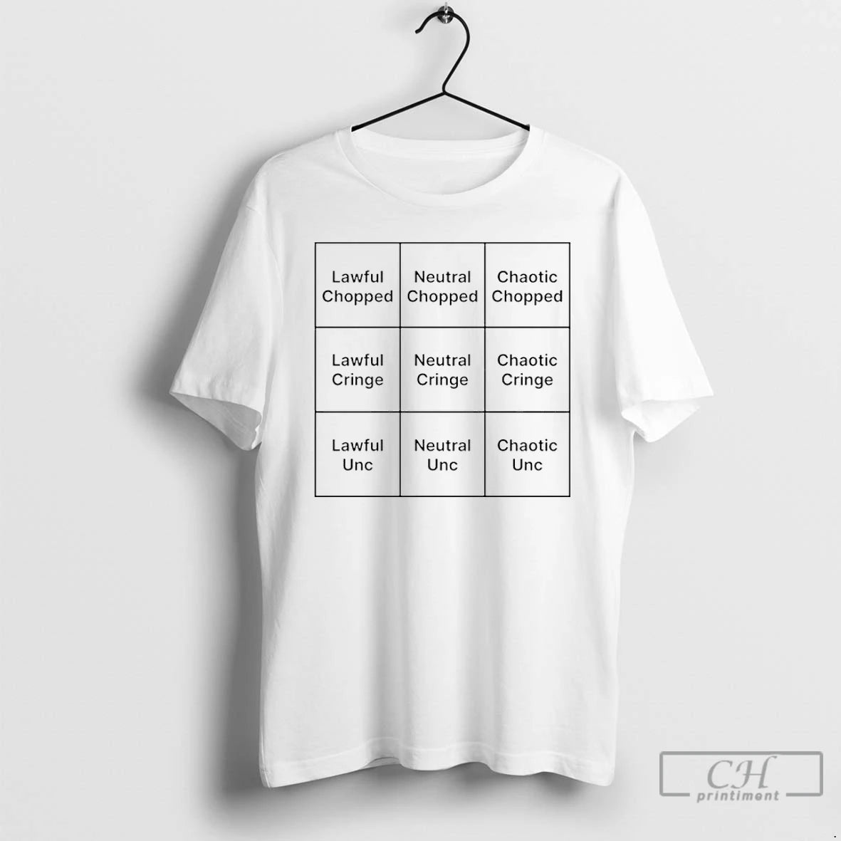 Premium Chopped Lawful Neutral Chaotic T-Shirts, Hoodie, Sweatshirt | DripVista.com