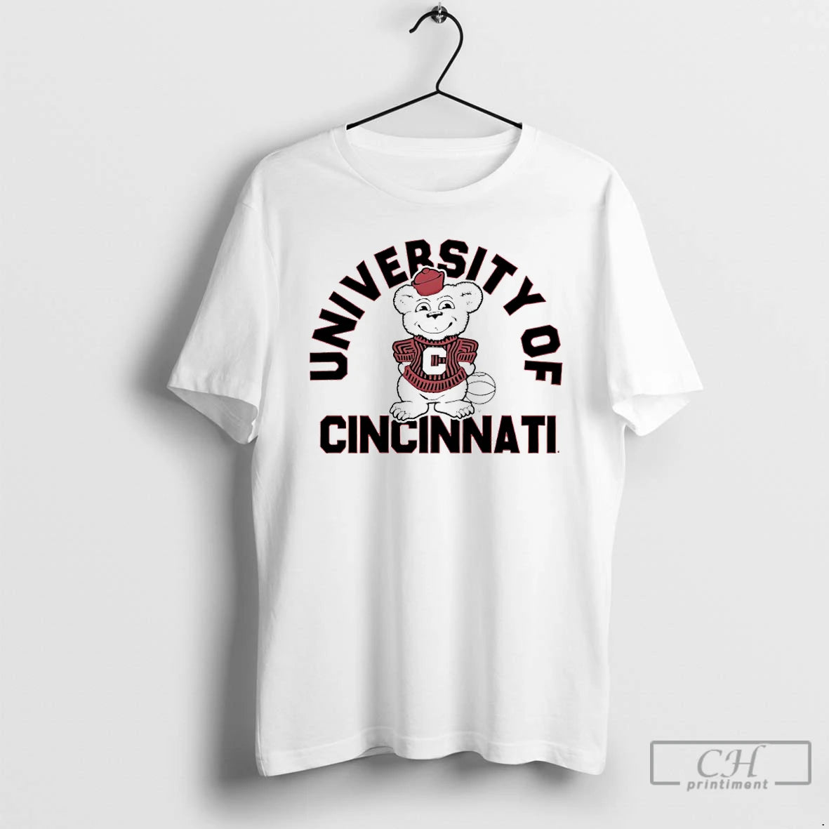 Premium Cincinnati Bearcats Basketball Ringer Logo T-Shirts, Hoodie, Sweatshirt | DripVista.com