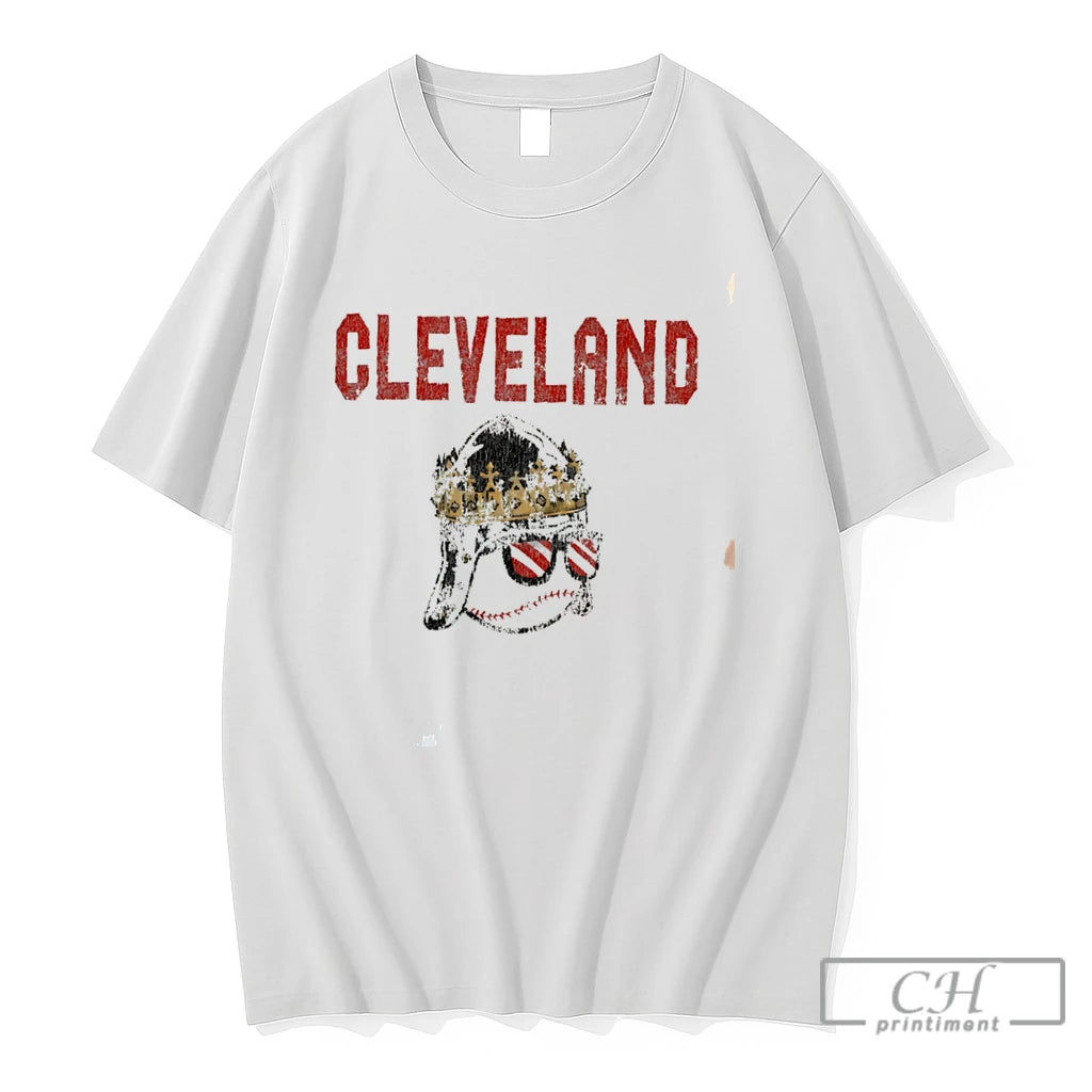 Premium Cleveland Baseball Knight Vintage Tee