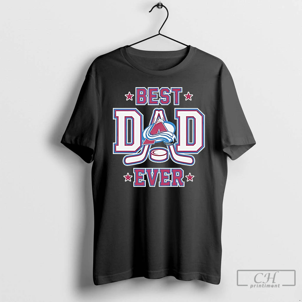 Premium Colorado Avalanche Hockey Nhl Best Dad Ever 2026