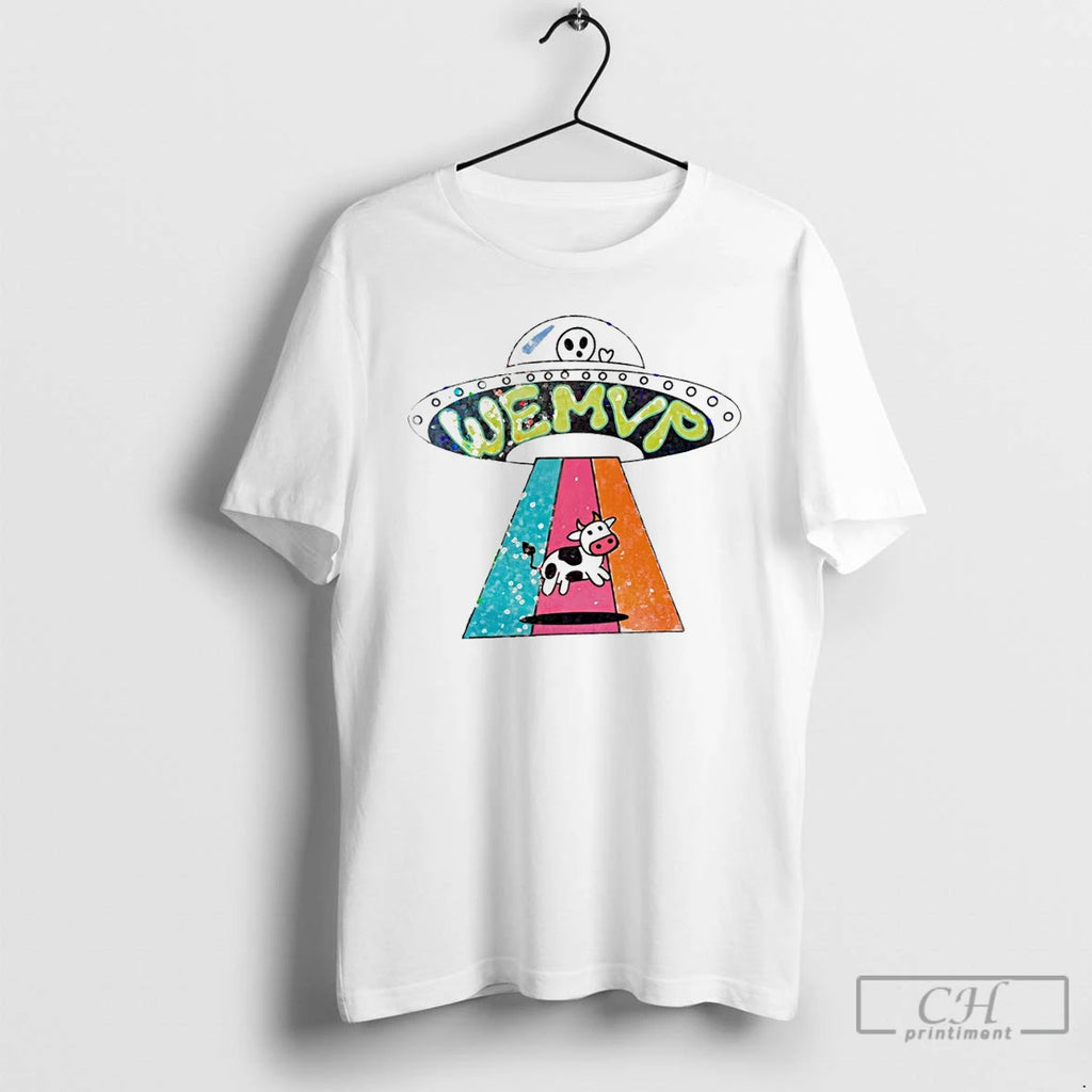 Premium Cow Wemvp Alien Victor Wembanyama San Antonio Spurs Basketball Nba 2026 Meme T Shirts