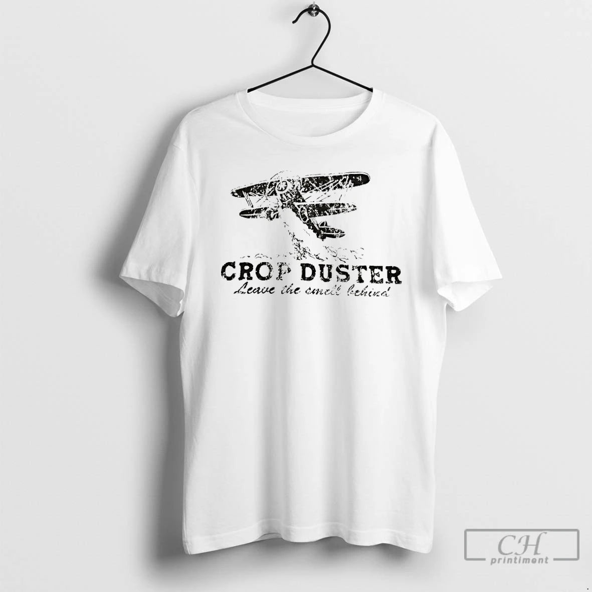 Premium Crop Duster Leave The Smell Behind T-Shirts, Hoodie, Sweatshirt | DripVista.com