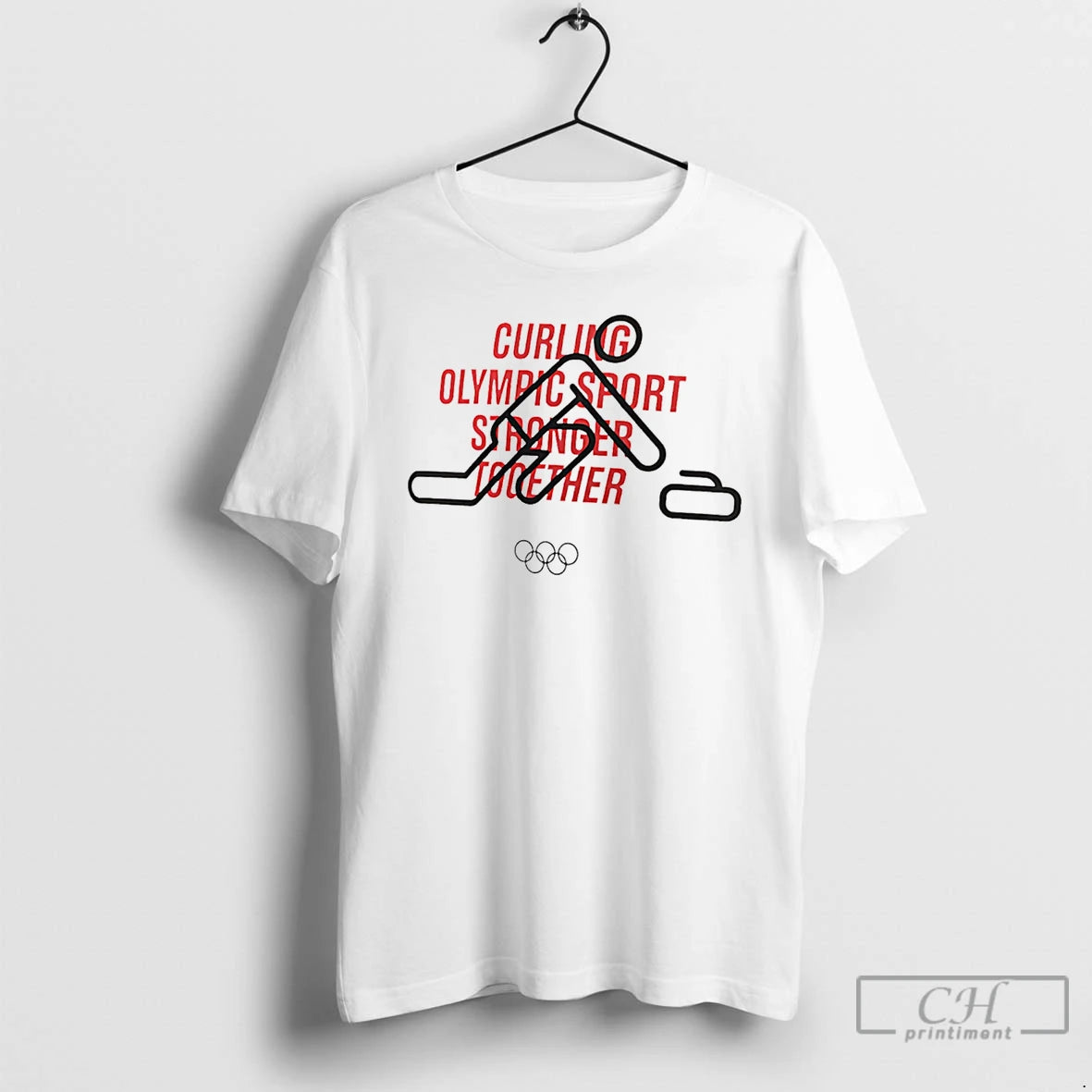 Premium Curling Olympic Sport Stronger Together T-Shirts, Hoodie, Sweatshirt | DripVista.com