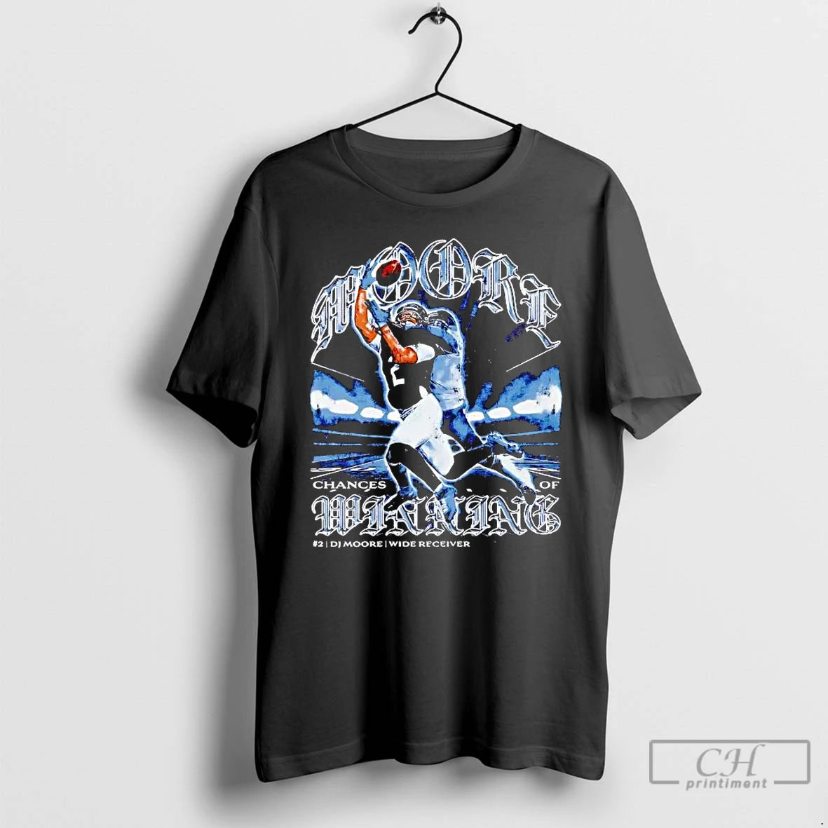 Premium D J Moore Catch Chances Of Winning T-Shirts, Hoodie, Sweatshirt | DripVista.com
