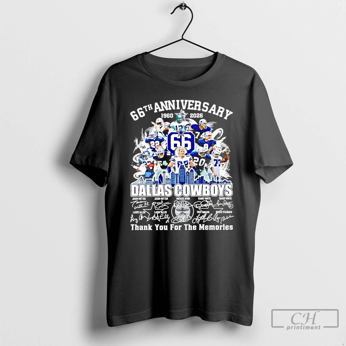 Premium Dallas Cowboys 66th Anniversary 1960 2026 Team Players T-Shirts, Hoodie, Sweatshirt | DripVista.com