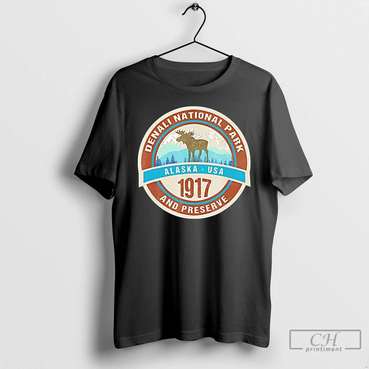 Premium Denali National Park And Preserve 1917 T-Shirts, Hoodie, Sweatshirt | DripVista.com