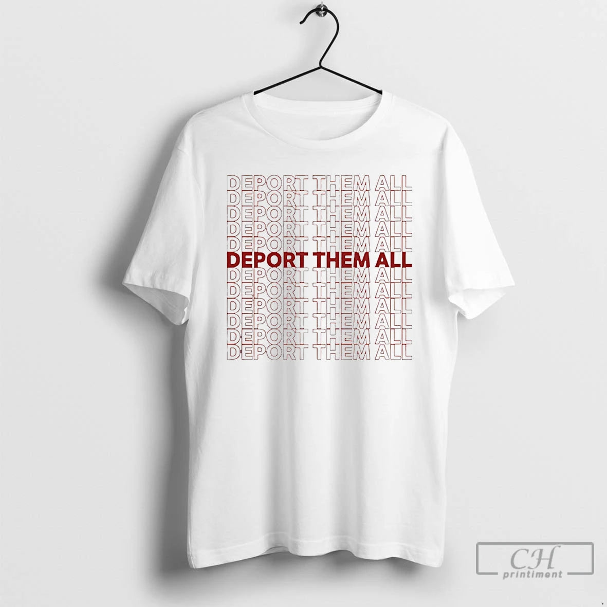 Premium Deport Them All Repeat Words T-Shirts, Hoodie, Sweatshirt | DripVista.com