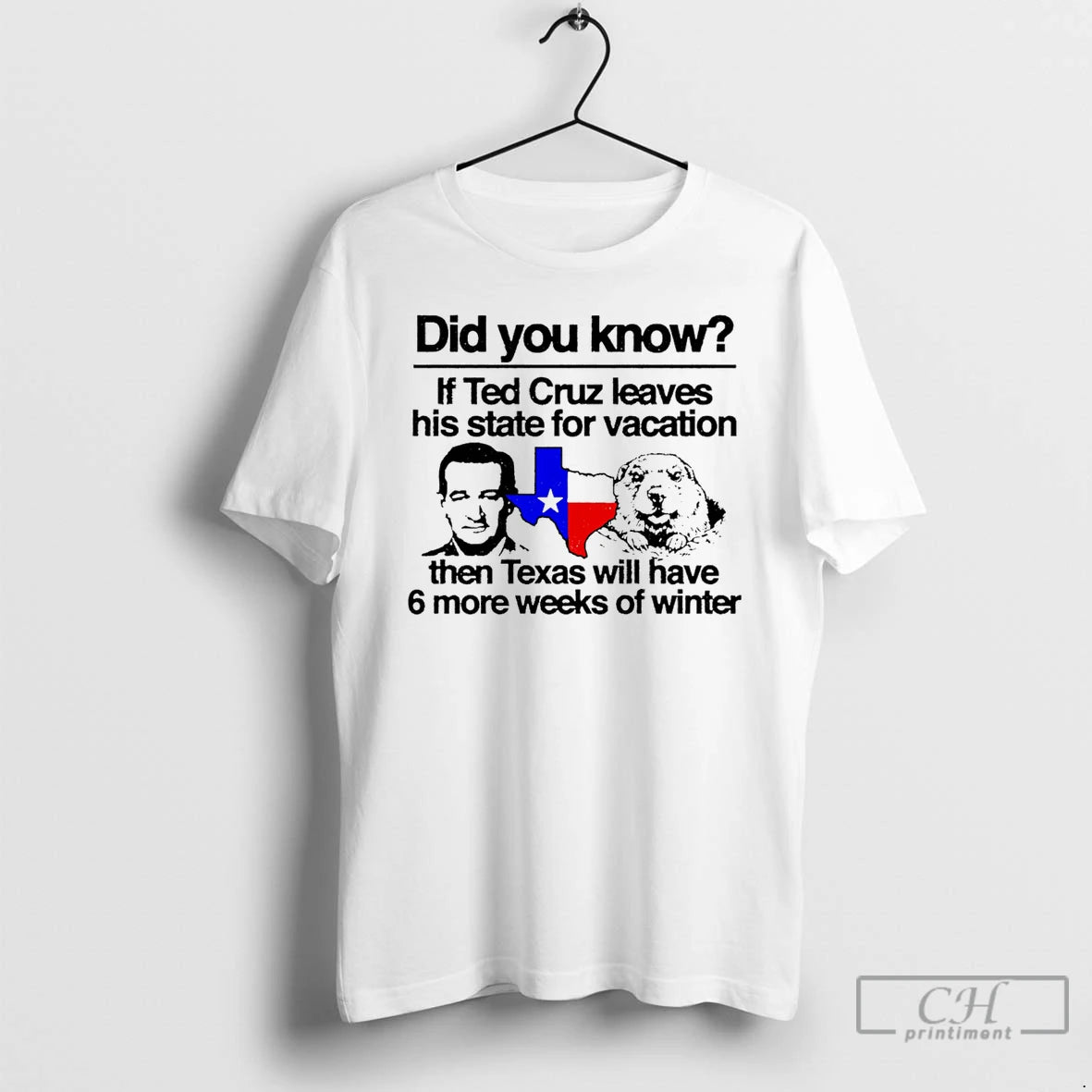Premium Did You Know If Ted Cruz Leaves His State For Vacation Then Texas Will T-Shirts, Hoodie, Sweatshirt | DripVista.com