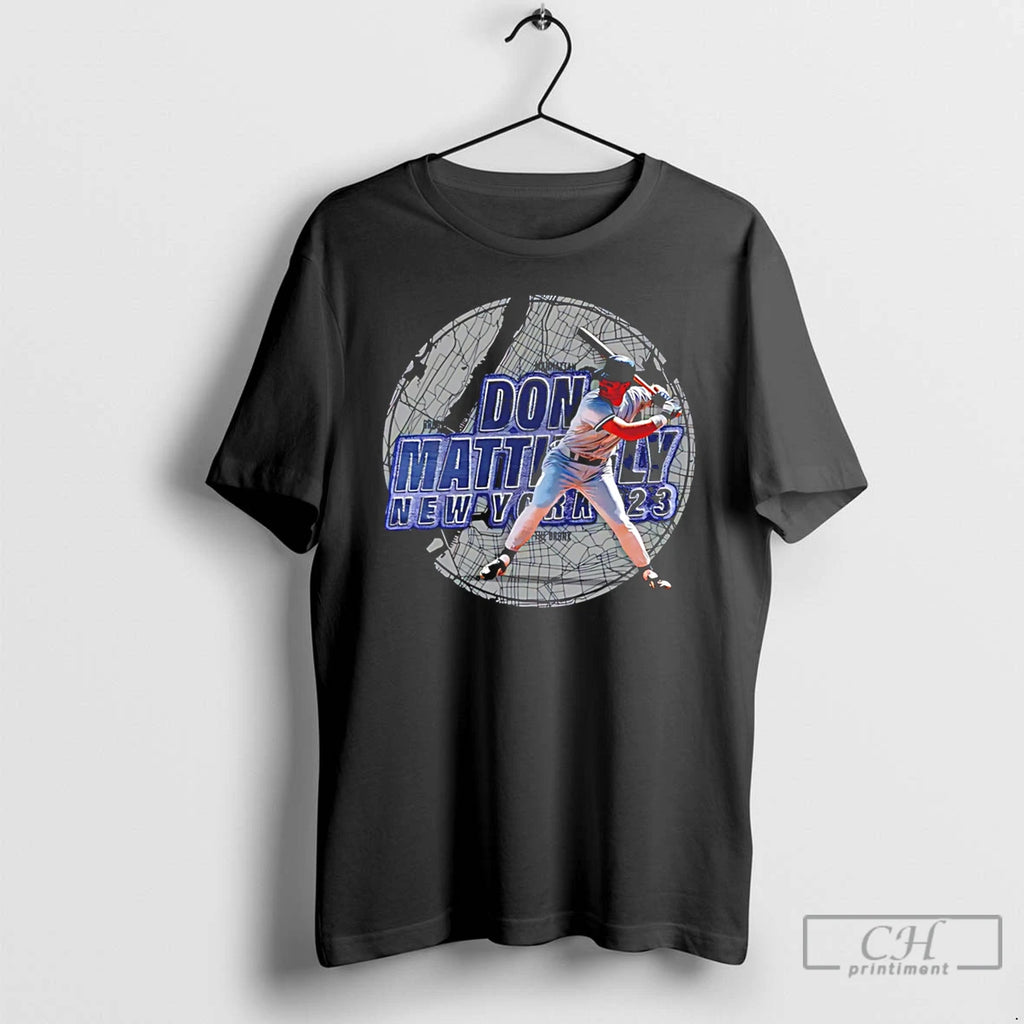 Premium Don Mattingly New York Yankees City Grid Tee